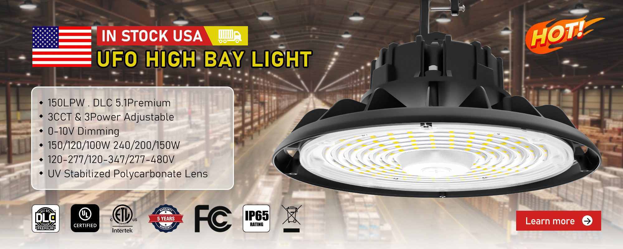 Jakość Światło LED UFO Highbay fabryka