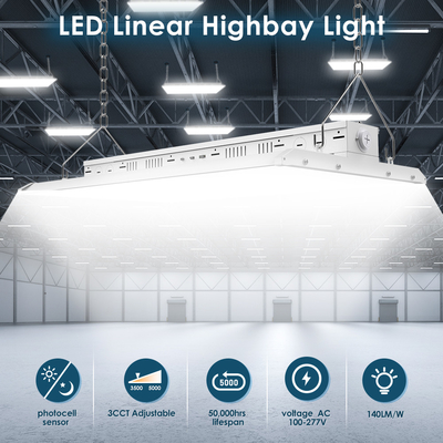 Liniowe oświetlenie LED z czujnikiem ruchu 80-400W dla sklepów, fabryk i magazynów
