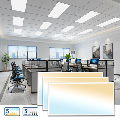 CCT Wybieralny wygaszający Eco LED Panel Light Super Slim 40W 60W 130lm/W Commercial Panel Backlit Light