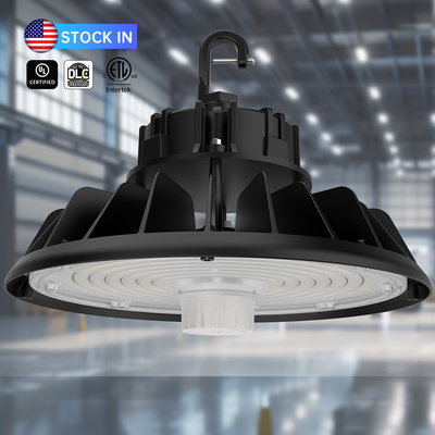 UL DLC 100W 200W 300W Zgaszające światło IP65 Highbay UFO dla magazynu przemysłowego