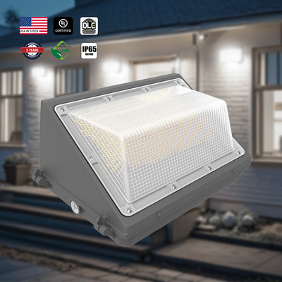 Komercyjne zewnętrzne Slim LED Wall Pack Light z fotocelle 40W 45W 60W 80W 100W 120W IP65