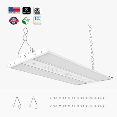 Przemysłowe liniowe oświetlenie LED Highbay 165W 400W z funkcją ściemniania i jasnym białym światłem 5000K, idealne do magazynów i oświetlenia