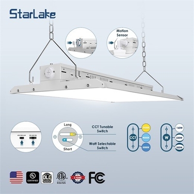 Trwałe 80W 110W 165W 220W 225W 300W LED Liniowe światło wysokiej zatoki z zawieszoną instalacją