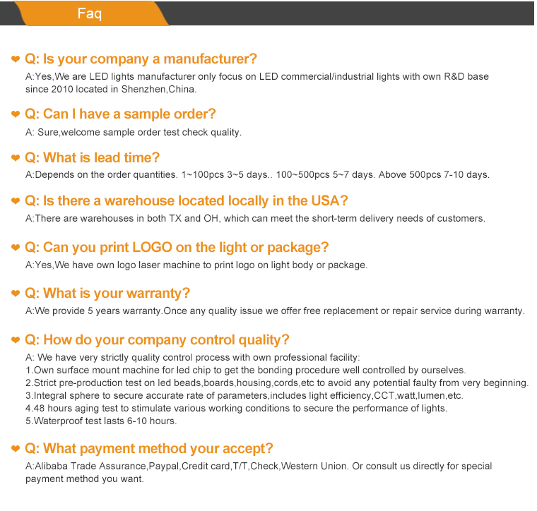 2700K-4000K Światła LED, 110Lm/w IP20 Światła LED 9